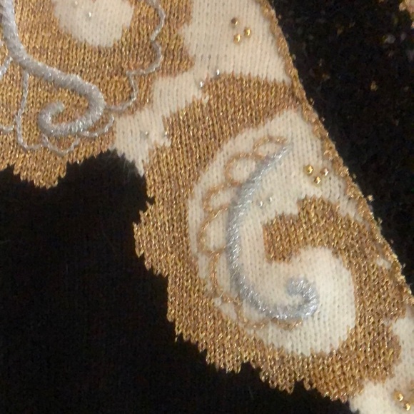 Vintage 80’s - Dana Scott- acrylic , nylon sweater with puffed sleeves- sparkles - Picture 11 of 11